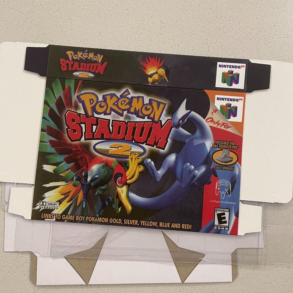 Pokemon Stadium 2 (NINTENDO 64 N64) Box Only